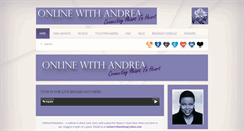 Desktop Screenshot of onlinewithandrea.com